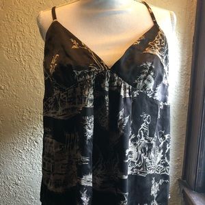 A Pea in A Pod 100% Silk Tank/Cami - L